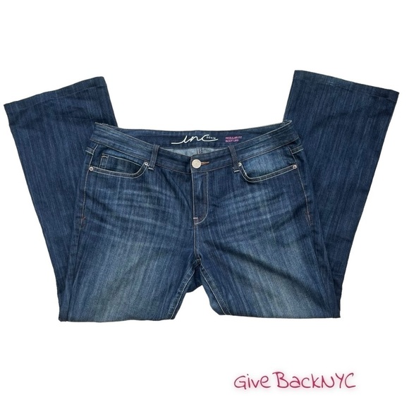 INC Boot Leg Jeans Size 14 - Picture 1 of 5